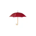 Variante bordeaux - CUMULI Parapluie avec poignée en bois