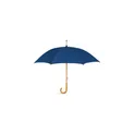 Variante bleu - CUMULI Parapluie avec poignée en bois