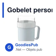 Gobelet personnalisable CUP ON GO 450 ml avec logo - Miniature 1