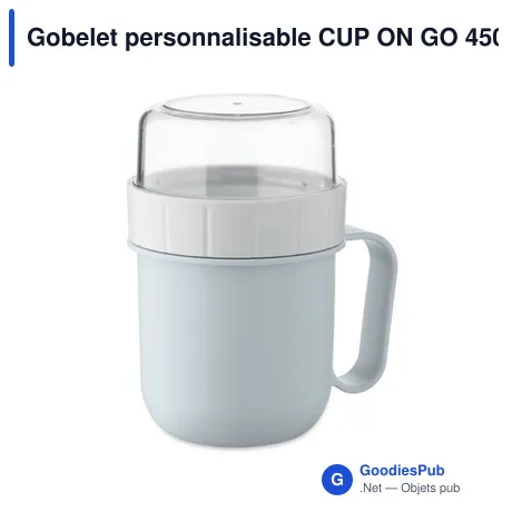 Gobelet personnalisable CUP ON GO 450 ml avec logo