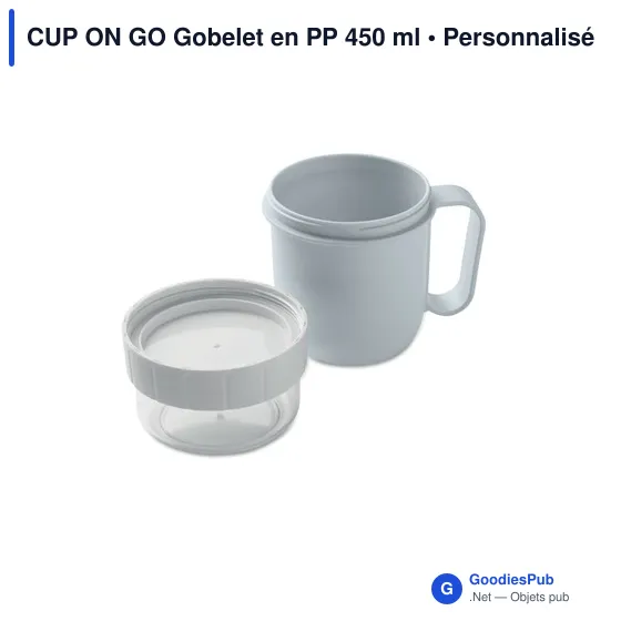Gobelet personnalisable CUP ON GO 450 ml avec logo - Image 11