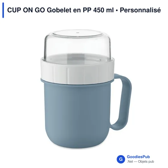 Gobelet personnalisable CUP ON GO 450 ml avec logo - Image 12
