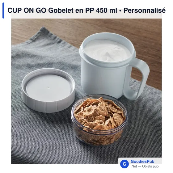 Gobelet personnalisable CUP ON GO 450 ml avec logo - Image 4