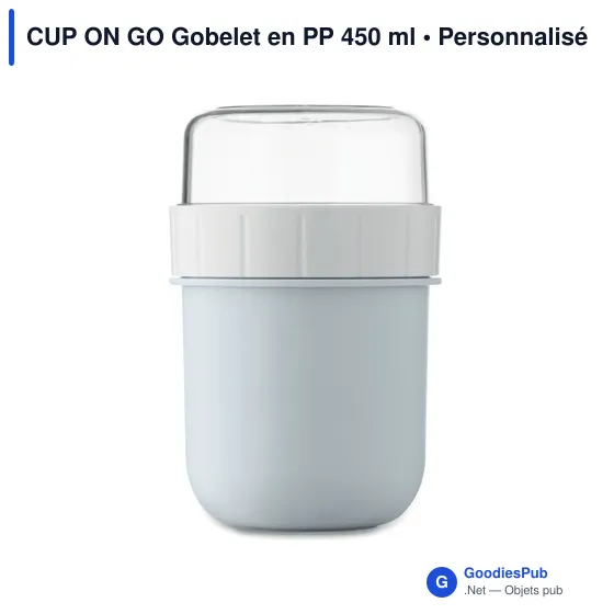 Gobelet personnalisable CUP ON GO 450 ml avec logo - Image 8
