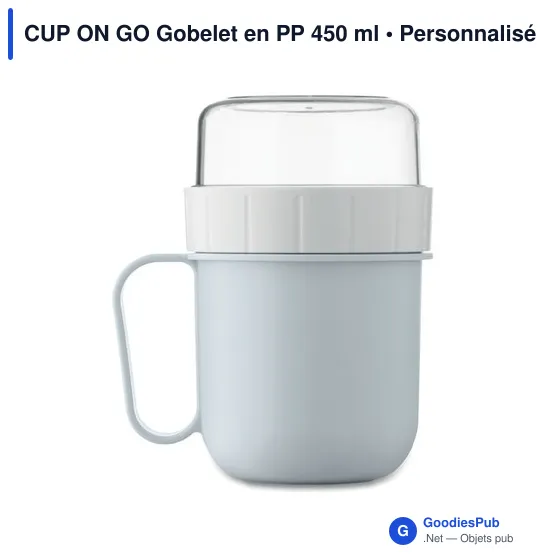 Gobelet personnalisable CUP ON GO 450 ml avec logo - Image 9