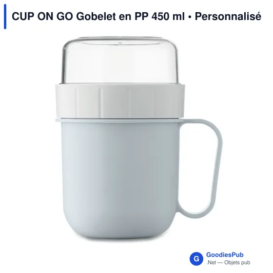 Gobelet personnalisable CUP ON GO 450 ml avec logo - Image 10