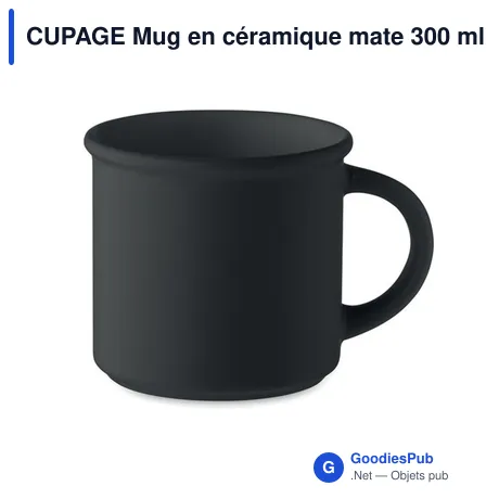CUPAGE Mug en céramique mate 300 ml