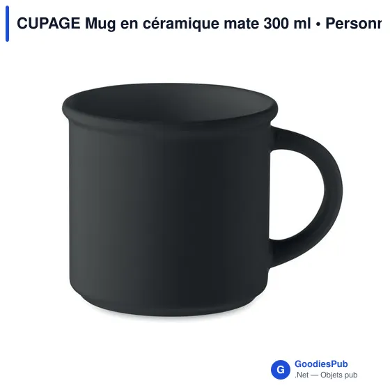 CUPAGE Mug en céramique mate 300 ml - Image 1