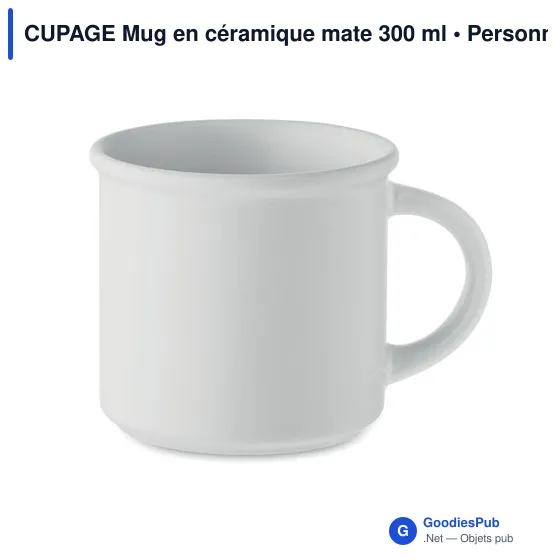 CUPAGE Mug en céramique mate 300 ml - Image 5