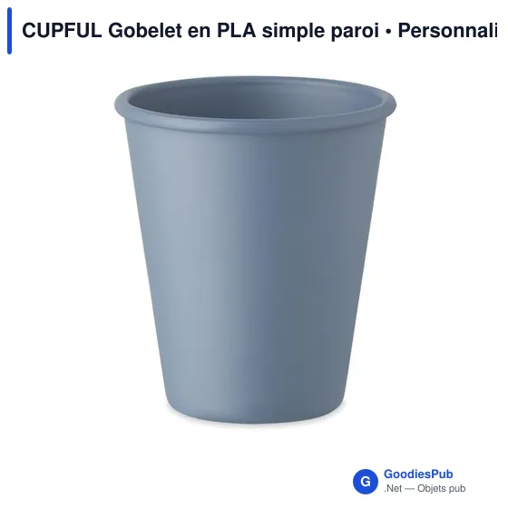 Gobelet réutilisable personnalisable en PLA - CUPFULavec logo - Image 12