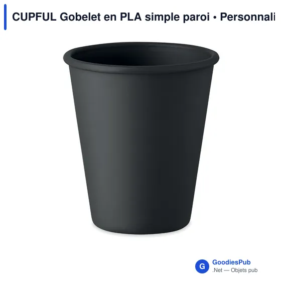 Gobelet réutilisable personnalisable en PLA - CUPFULavec logo - Image 5