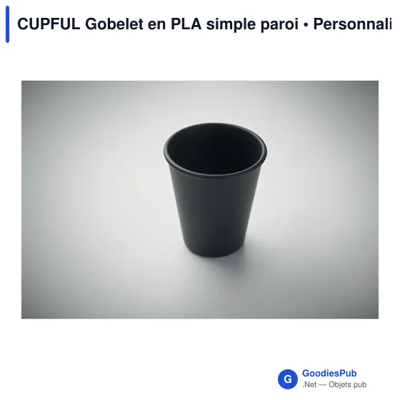 Gobelet réutilisable personnalisable en PLA - CUPFULavec logo - Image 7