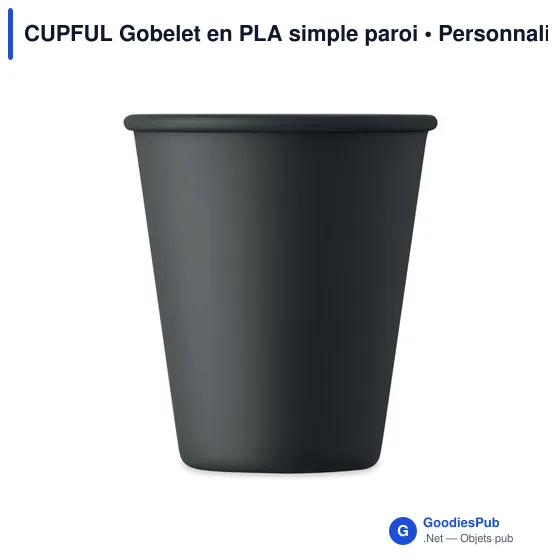 Gobelet réutilisable personnalisable en PLA - CUPFULavec logo - Image 8