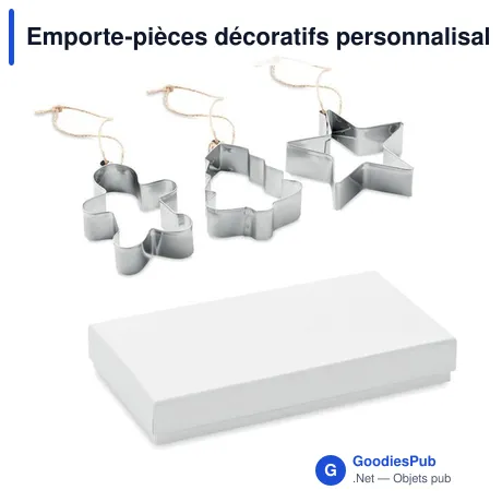 Emporte-pièces décoratifs personnalisables avec logo - CUQUI SET