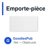 Emporte-pièces décoratifs personnalisables avec logo - CUQUI SET - Miniature 2