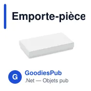 Emporte-pièces décoratifs personnalisables avec logo - CUQUI SET - Miniature 5