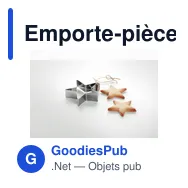 Emporte-pièces décoratifs personnalisables avec logo - CUQUI SET - Miniature 6