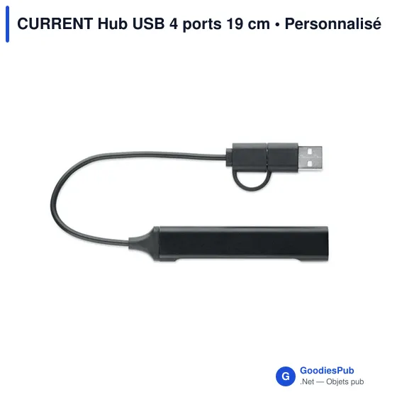 CURRENT Hub USB 4 ports 19 cm - Image 2
