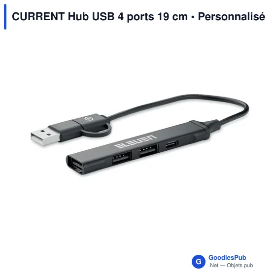 CURRENT Hub USB 4 ports 19 cm - Image 3