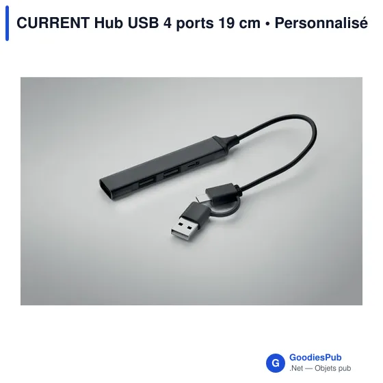 CURRENT Hub USB 4 ports 19 cm - Image 6
