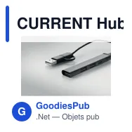 CURRENT Hub USB 4 ports 19 cm - Miniature 7