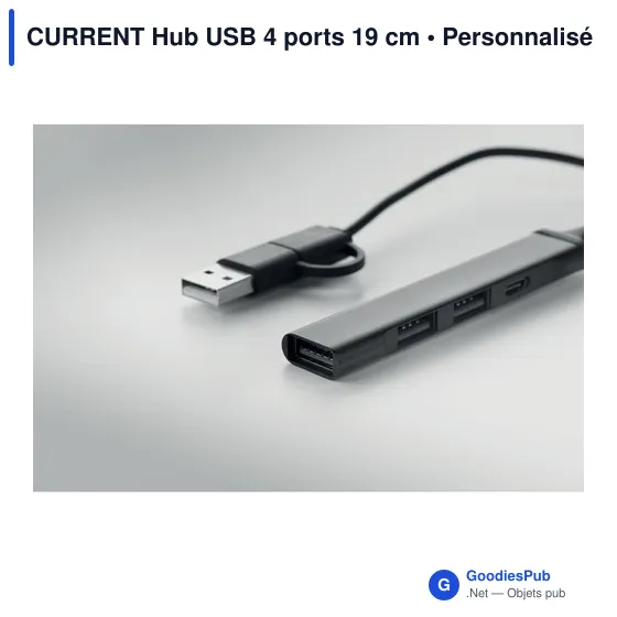 CURRENT Hub USB 4 ports 19 cm - Image 7