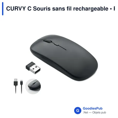 CURVY C Souris sans fil rechargeable