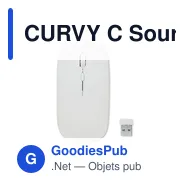 CURVY C Souris sans fil rechargeable - Miniature 11