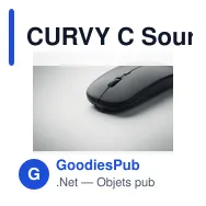 CURVY C Souris sans fil rechargeable - Miniature 7