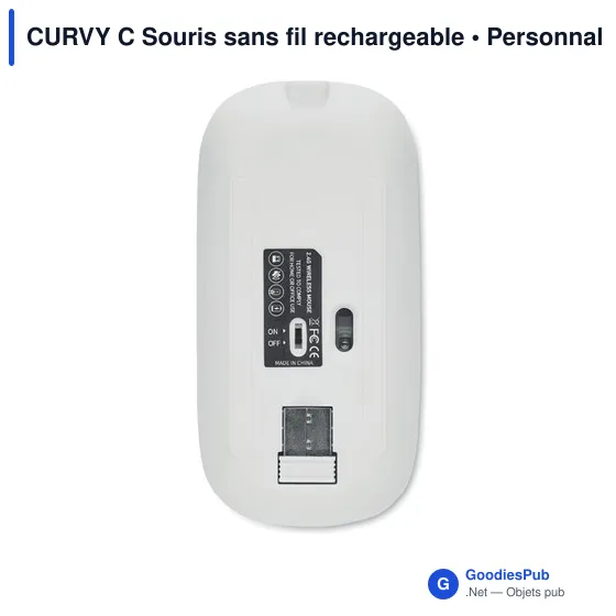 CURVY C Souris sans fil rechargeable - Image 10