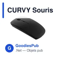 CURVY Souris sans fil. - Miniature 2