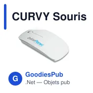 CURVY Souris sans fil. - Miniature 6