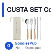CUSTA SET Couverts en acier inoxydable - Miniature 4