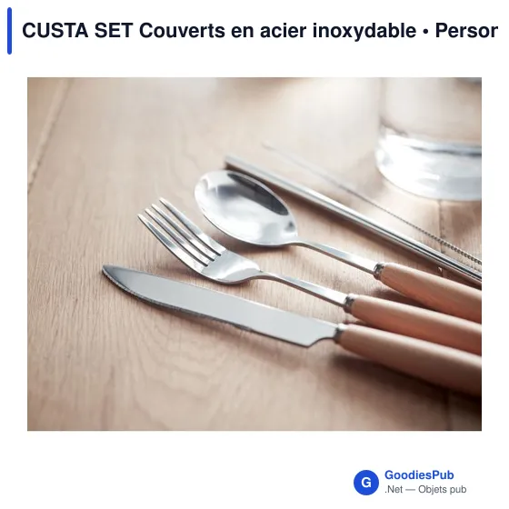 CUSTA SET Couverts en acier inoxydable - Image 5