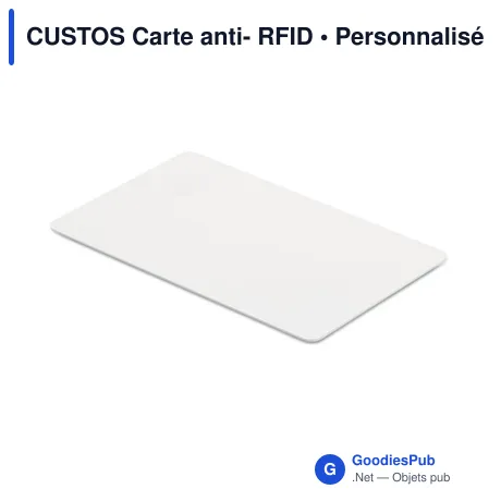 CUSTOS Carte anti- RFID