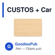 CUSTOS + Carte RFID bambou - Miniature 4