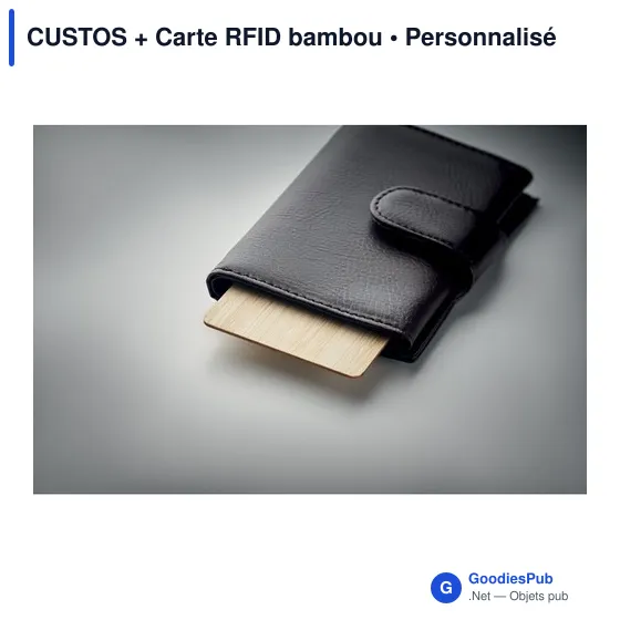 CUSTOS + Carte RFID bambou - Image 6