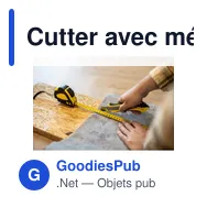 Cutter avec mécanisme de sécurité, lames de rechange incluses | Sutton - Miniature 2
