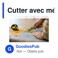 Cutter avec mécanisme de sécurité, lames de rechange incluses | Sutton - Miniature 12