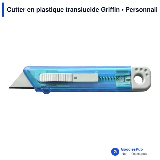 Cutter en plastique translucide Griffin - Image 12