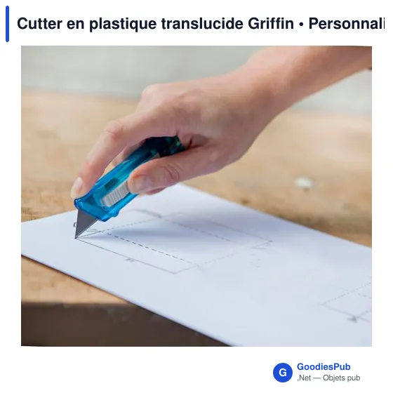 Cutter en plastique translucide Griffin - Image 5