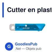 Cutter en plastique translucide Griffin - Miniature 9