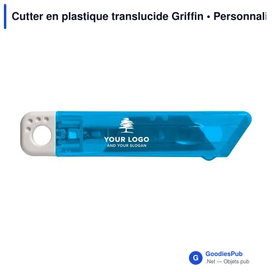 Cutter en plastique translucide Griffin - Image 9