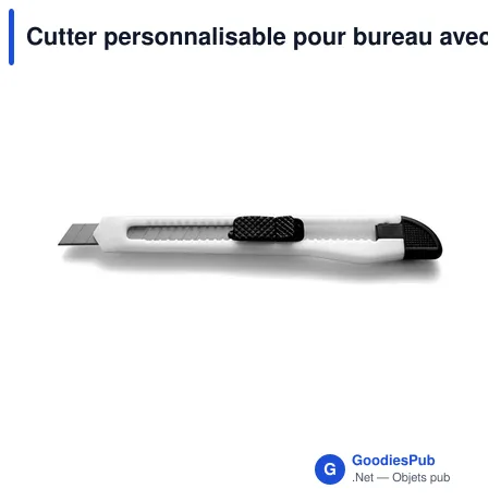 Cutter personnalisable pour bureau avec logo