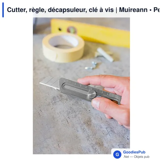 Cutter multifonction personnalisable avec logo - Muireann - Image 11