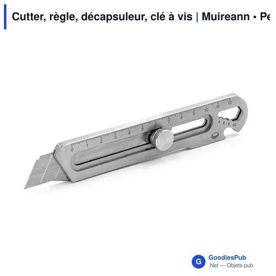 Cutter multifonction personnalisable avec logo - Muireann - Image 3