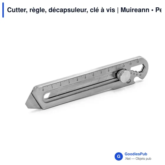 Cutter multifonction personnalisable avec logo - Muireann - Image 4
