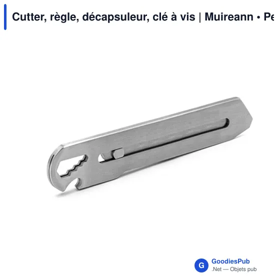 Cutter multifonction personnalisable avec logo - Muireann - Image 5