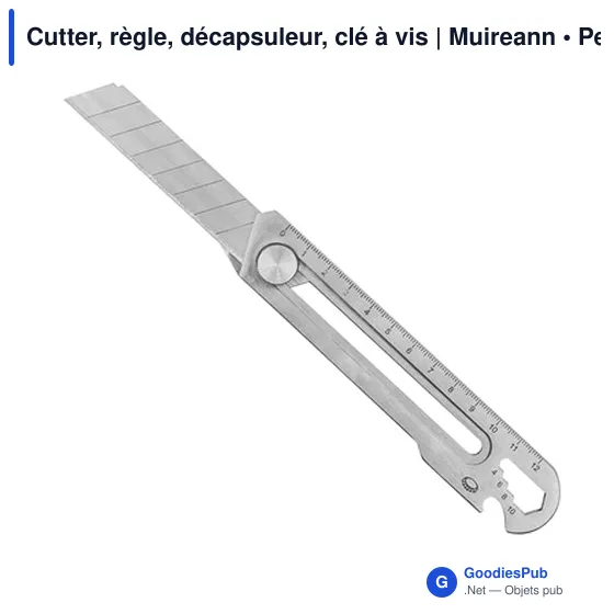 Cutter multifonction personnalisable avec logo - Muireann - Image 6