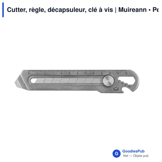 Cutter multifonction personnalisable avec logo - Muireann - Image 7